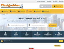 Tablet Screenshot of elazigrehber.com